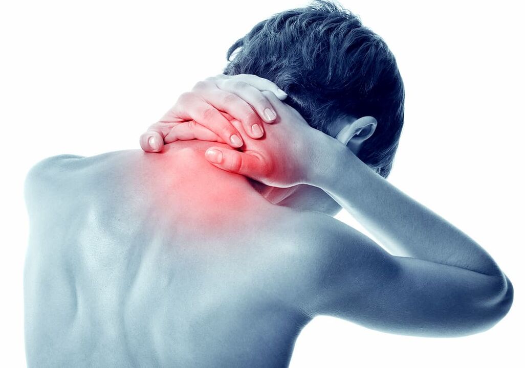 Osteocondroză cervicală la un bărbat